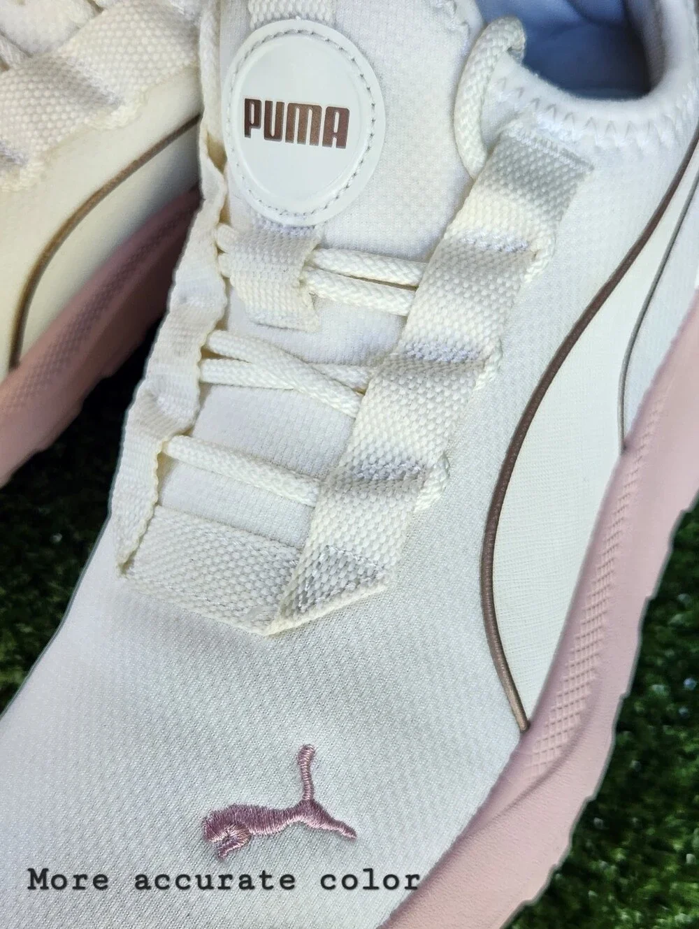 Puma Pacer Future Rose/Cream Size 4 Big Girls Youth SoftFoam Comfort Sneakers